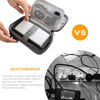 Picture of Electronic Organizer Bag Cable Organizer Travel Cord Organizer Case Pouch Portable Carrying Case for Charger Hard Drive Earphone USB SD Card (Navy)