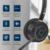 Picture of TruVoice BT85 Premium Wireless Headset | Noise Suppression Speakers and NC Microphone | Fast Charging with 22 Hour Talk Time and Bluetooth v5.2 USB Dongle - Works with All UC Voice Platforms