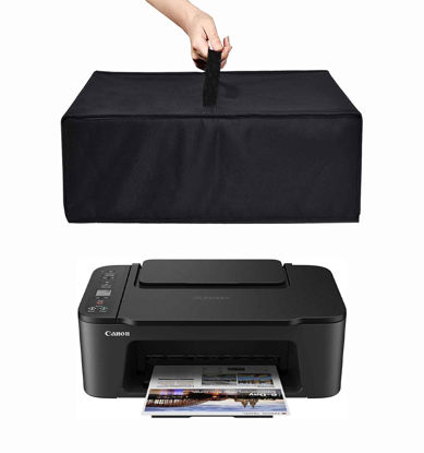 Picture of NUENSS-ROR Printer Cover Antistatic Dust-proof Water-Proof Protective Cover Case Heavy Duty Nylon Dust Sleeve for Canon PIXMA TS3520 Compact Wireless All-in-One Printer (14.2''D x 18.1''W x 5.9''H)