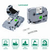 Picture of BOYEEZON 2Pack TZe-131 Label Maker Tape 12mm 0.47 Laminated Clear, Compatible for Brother P Touch TZe-131 Black on Clear Tape for PTH100 PTD210 PTD220 PTD600, 26.2'(8M)