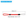 Picture of PATIKIL 200mm 8 Inch Hand Wrist Strap Lanyards, 20 Pcs Nylon Adjustable Wristlet String Cord for Cellphone Flashlight USB Key Chain Camera Bottom, Red