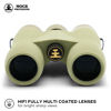Picture of Nocs Provisions Field Issue 10x32 Waterproof Binoculars, 10X Magnification, Bak4 Prism, Wide View Multi-Coated Lenses for Bird Watching, Hunting & Wildlife Viewing - Ponderosa Green