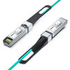 Picture of 25G SFP28 AOC Cable - 25GBASE Active Optical SFP Cable for Cisco SFP-25G-AOC10M, Ubiquiti UniFi, D-Link, Supermicro, Netgear, Mikrotik, ZTE Devices, 10-Meter