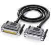 Picture of JUXINICE D-Sub 50 Pin Cable Shielded, DB50 Male to Female Cable 5FT, 50Pin Extension Cable- HDB50 M/F Black 5'
