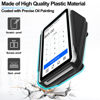 Picture of Kailfee Protective Case and Screen Protector*3 for Square Terminal Card Reader - Rubberized Hard Casing with Non-Slip Base and Tempered Glass (Black