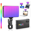 Picture of Sunydog RGB Video Lights Selfie Light, Rechargeable Selfie Light with Clip, Pocket LED Video Light, 2500K-9000K Dimmable 20 Scene Lighting Effects for Online Meeting Live Streaming Selfie Makeup