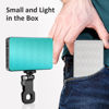 Picture of Sunydog RGB Video Lights Selfie Light, Rechargeable Selfie Light with Clip, Pocket LED Video Light, 2500K-9000K Dimmable 20 Scene Lighting Effects for Online Meeting Live Streaming Selfie Makeup
