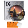 Picture of K&F Concept 62mm Variable Star Filter Cross Screen Starburst Filter 4, 8 Points -18 Layer Coating Ultra Slim Optical Glas Camera Lens Filter with 3 Cleaning Cloth