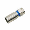 Picture of PASOW Compression RG6 F Connector Coax Coaxial Adapter Plug for Satellite & Cable TV (50 Pack)