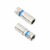 Picture of PASOW Compression RG6 F Connector Coax Coaxial Adapter Plug for Satellite & Cable TV (50 Pack)