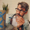 Picture of Amazon Echo Frames (3rd Gen) | Smart glasses with Alexa | Modern Rectangle frames in Charcoal Gray with blue light filtering lenses