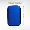 Picture of Hard Drive Carrying Case Bag Storage Organizer Universal Carry Pouch Compatible with Western Digital WD Elements Seagate, 2.5’’ EVA Shockproof Travel Case (Dark Blue)