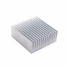 Picture of bnafes 4pcs Aluminum Heatsink Chipset Heat Radiator Cooling Fin Heatsink 50mm (L) x 50mm(W) x 20mm(H) Silver Tone