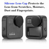 Picture of ULBTER Mini Storage Bag Case for GoPro MAX Waterproof 360 Camera + Rubber Lens Cap Cover, Carrying Portable Boxes Accessory for Go pro Max [2+1 Pack]