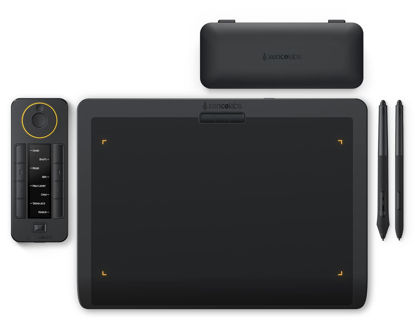 Picture of XENCELABS Wireless Drawing Tablet Medium with Quick Keys, Pen Tablet with 2 Battery-Free Pens, 12" Graphics Tablet for Win/Win-ARM/macOS/Linux, Black