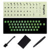 Picture of English Keyboard Sticker Glow in The Dark [4 in 1],Luminous Replacement English Letter Keyboard Sticker Universal for Laptop Computer Notebook Desktop,Luminescent Alphabet Keyboard Sticker