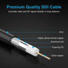 Picture of XRDS -RF SDI Cable 200FT, HD-SDI Cable 75 Ohm BNC Male to BNC Male Video Coaxial Cable for Video Surveillance Camera CCTV System