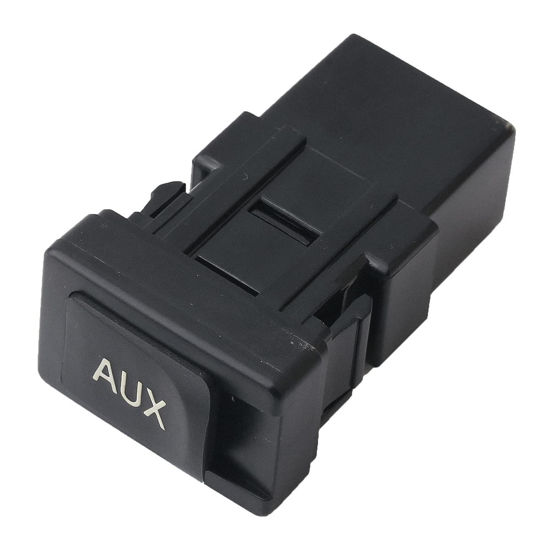 Picture of DUNSIHUI 86190-06010 Aux Jack Port Auxiliary Replacement for Car 86190-53010 for Camry RAV4 Prius FJ Cruiser 4Runner ES350 LS460 LS600h Aux Port Audio Video Input Jack Adapter