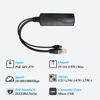 Picture of REVODATA Micro USB Port PoE Splitter Gigabit 5V/3A, PoE to Micro USB 5V/3A Output, 1000Mbps Gigabit Ethernet Comply IEEE802.3af/at, Plug and Play