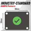 Picture of Bulletpoint Metal 4-Hole AMPS Base Mount with 20mm (0.787 inches) Mounting Ball (2 Pack)