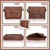 Picture of VALENCHI Leather Messenger Bag For Men - Laptop Messenger Briefcase & Shoulder Bag-Office, Work, Travel