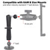 Picture of FPN Double Socket Arm with 1" Double Ball Adapter Compatible with RAM B Size Mounts, 360° Rotation Extension Rod for Phone Holder, Tablet Mount, for Bike, Motorcycle, Truck (7.48" Long Adapter)