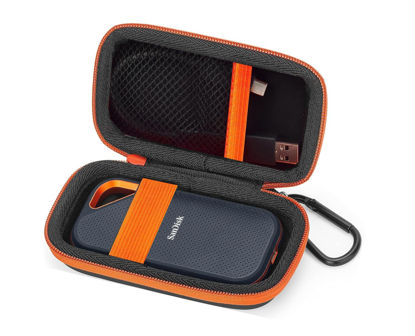 Picture of Hard Case for SanDisk Extreme Pro/SanDisk Extreme Portable External SSD 500GB- 4TB, Travel Case Protective Cover Storage Bag, for Samsung T7 Shield / T7 Portable.
