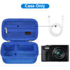 Picture of Canboc Carrying Case for Panasonic LUMIX ZS99/ LX10/ ZS80/ ZS100/ ZS70/ ZS200/ ZS60 4K Digital Camera, Point and Shoot Camera Bag, Zipper Mesh Pocket fits USB Cable, Batteries, Blue