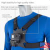 Picture of STUNTMAN High Stability Chest Mount with J Hook for Action Cameras - Fits GoPro, DJI Osmo (Action 5 Pro, 4, 3, 2), Insta360 (Ace Pro, Ace, ONE RS, ONE R), and Others