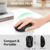 Picture of TECKNET Small Wireless Mouse, 2.4G Ergonomic Portable Mouse, Small Cordless Mouse, Wireless Laptop Mouse, Computer Mice for Laptop, PC, Mac - Black