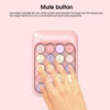 Picture of S erounder Wireless Numeric Keypad, Mini Digital Numpad 18 Keys Ergonomic Number Pad Keyboard with 2.4G USB Receiver & Cholate Keycap for LaptopPCDesktop(Pink)
