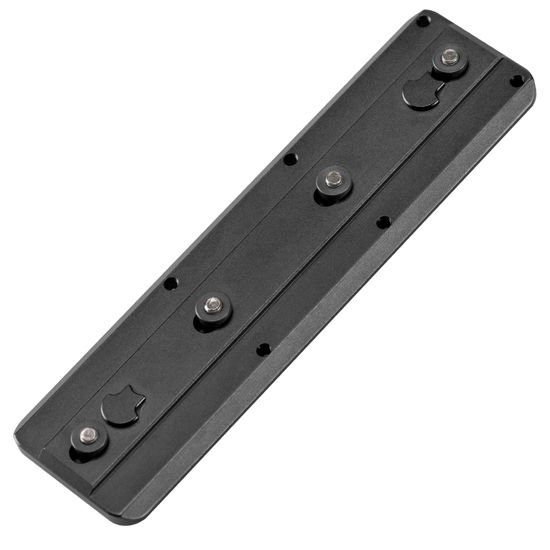 Picture of FANAUE Keymod Rail Tripod Plate Adapter Mount BKMOD-140 with Safety Stop Screws,for Tripod Ball Head Ballhead,Compatible Arca Swiss RRS Dovetail