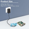 Picture of Hafiuege Power Supply for Raspberry Pi 5, 27W USB C 5.1V 5A Power Adapter Charger for Raspberry Pi 5 8GB 4GB