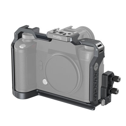 Picture of SmallRig SL3 Cage Kit for Leica SL3 with Aluminum and Titanium Build, One-Touch Release Cable Clamp, Quick Release Plate for Arca-Type, Shoe Mount, NATO Rail, QD Socket, Threads - 4510