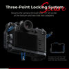 Picture of SmallRig SL3 Cage Kit for Leica SL3 with Aluminum and Titanium Build, One-Touch Release Cable Clamp, Quick Release Plate for Arca-Type, Shoe Mount, NATO Rail, QD Socket, Threads - 4510