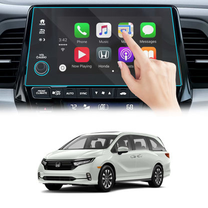 Picture of Moonlinks Compatible with 2018-2024 Honda Odyssey Screen Protector 8 Inch,Tempered Glass Touchscreen Protector Foil for 2024 2023 2022 2021 Odyssey EX EX-L Touring,Car Navigation Screen Protective Film