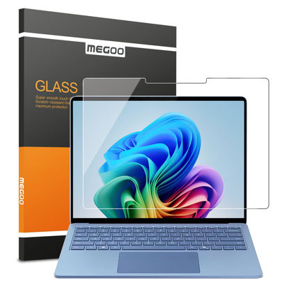Picture of Megoo Screen Protector for Microsoft Surface Laptop 7 (2024, 13.8 Inch) - Tempered Glass, Easy Installation, Scratch Resistant, Ultra Clear, Smooth Touch, Surface Pen Compatible