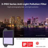 Picture of K&F Concept 100 x 100mm X-PRO Square Clear-Natural Night Filter, Light Pollution Reduction Filter with Frame for Star/Sky Night Scenes/Astrophotography