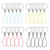 Picture of Bememo 20 Pieces Nylon Flash Drive Lanyard Keyrings with Color Strap for ID Card USB ID Card MP3 Player Keys Cellphone Keychain, 4 Colors