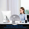 Picture of Aluminum 360° Rotation Monitor Swivel Base Computer Screen Monitor Turntable Stand Flat Panel TV Rotating Mat for iMac Laptop Potted Plants Arts Crafts Products Display Stand