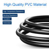 Picture of EAHOSUCC Short 18AWG 2.5mm x 5.5mm DC Power Plug Pigtail Cable Female,1PCS 0.3M/1FT 7A DC 5525 Female Connector Open End Extension Repair Cord for CCTV Security Camera