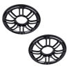 Picture of RAGBUSCLE Rear Speaker Trim Grill Fairing Cover 1998-2013 Compatible with Harley Touring Electra Glide Silver