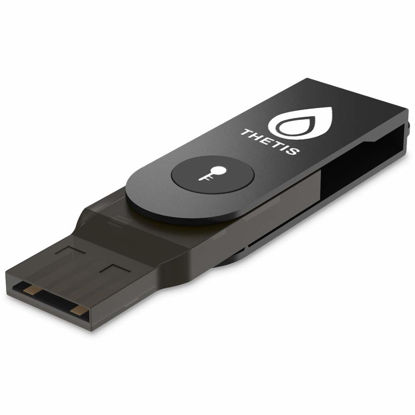 Picture of FIDO2 Security Key [Folding Design] Thetis Universal Two Factor Authentication USB (Type A) for Multi-Layered Protection (HOTP) in Windows/Linux/Mac OS,Gmail,Facebook,Dropbox,SalesForce,GitHub
