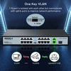 Picture of SODOLA 16 Port PoE Switch/16 PoE+ Ports 100Mbps, 2 Gigabit Ethernet Uplink&1 SFP Slot, 200W Built-in Power Supply, 802.3af/at, Plug & Play Unmanaged Network Switch for Surveillance