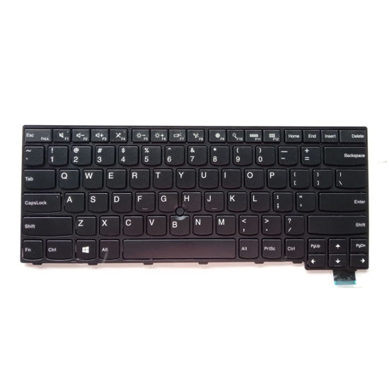 Picture of Siakoocty Laptop Replacement US Layout No pointer Keyboard for Lenovo Thinkpad T460s T470s S2 00PA411 00PA493 SN20H42323 SN20H42405 01YR046 00PA452 00PA534 01YT142 01EN682 01EN723 01EN723