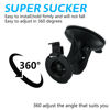 Picture of EKIND Car Windscreen Windshield Suction Cup Mount Holder Cradle Compatible for Garmin GPS Nuvi 52(Nuvi 42 42LM 44 44LM 52 52LM 54 55 2457LMT 2497LMT 2577LT 2597LM 2597LMT 2558LMTHD 2598LMTHD)