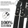 Picture of Bebaimis Dual Camera Harness for 2 Cameras,Shoulder Leather Camera Strap for Photographers,Double Camera Strap Camera Harness for 2 Cameras,Dual Camera Harness for Photographers,for DSLR/SLR,Black