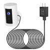 Picture of ALERTCAM Power Adapter for Ring Indoor Cam and All-New Ring Indoor Cam (2nd Gen), with 25Ft/7.5m Flat Charging Cable Continuously Charge Your Camera (NOT Compatible with Ring Stick Up Cam)