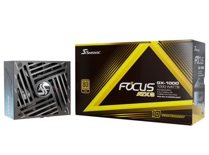 Picture of Seasonic Focus V4 GX-1000 (ATX3) -1000W -80+ Gold -Full-Modular -ATX Form Factor -Premium Japanese Capacitor -10 Year Warranty -Nvidia RTX 30/40 Super & AMD GPU Compatible -Focus V4 GX-1000 (ATX3)