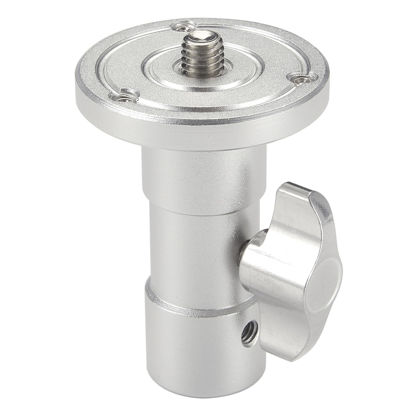 Picture of PHOCUS Baby Ball Head Adapter (5/8" Baby Stud to 3/8" Thread), C Stand Camera Mount Adapter for Tripod Head on Photography Light Stand or C-Stand with Baby Pin or Junior Receiver